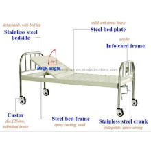 Medical One Crank Manual Hospital Bed with 4 Pulleys